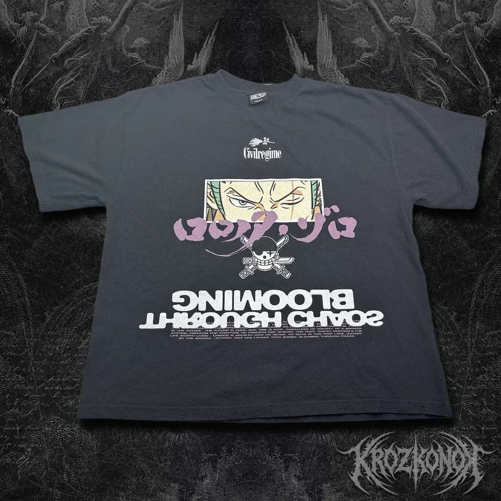 Camisa-camiseta-civilregime-player-of-chaos-collab-one-piece-zoro-gym-streetwear-darcsport-1.webp