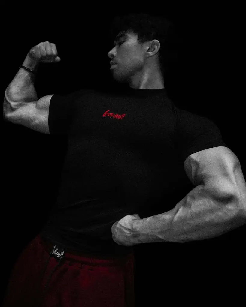 BreathDivinity Minimalist Compression Shirt (Rojo, S, Masculino)