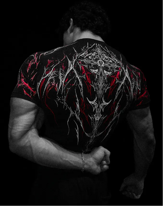 BreathDivinity Corpse Compression Shirt (Rosso Corsa, S)