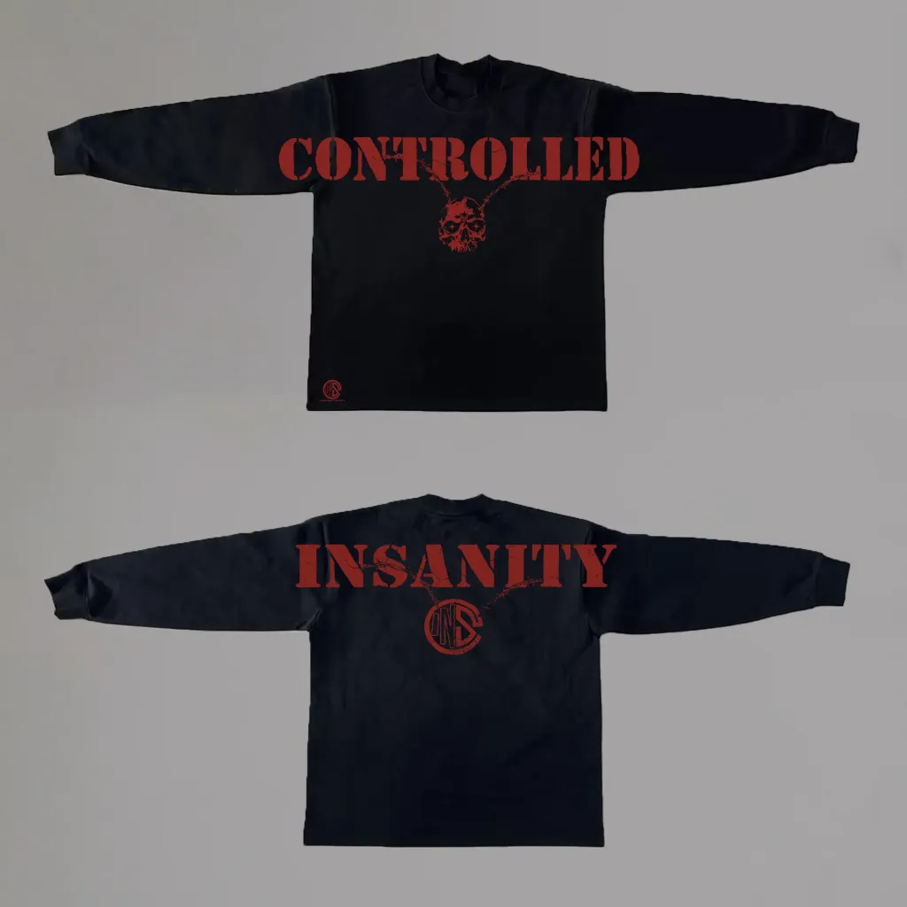Controlled Insanity Tee Long