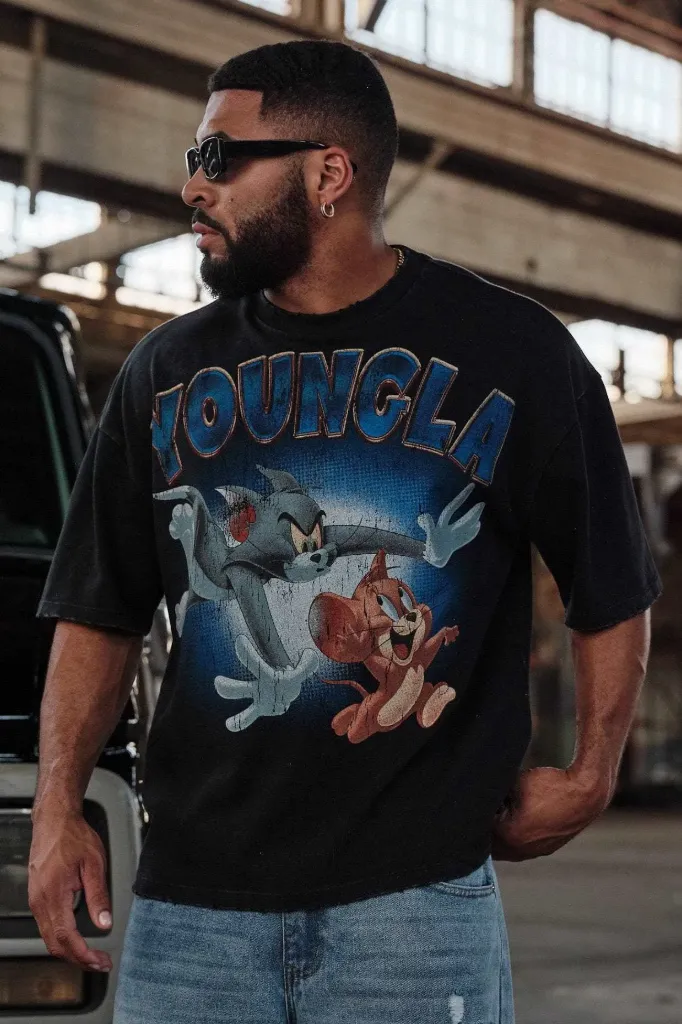 Tom & Jerry x YoungLA (Azul, S)