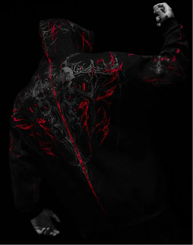 PROTOTYPE X Oversized pullover hoodie