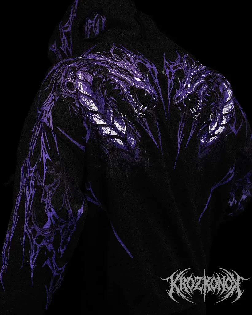 Sueter con Zipper BreatheDivinity Twin Dragon