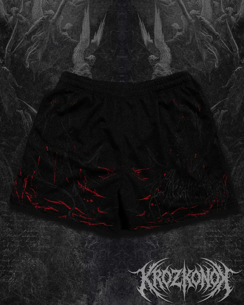 Pantaloneta de Malla BreatheDivinity (Rojo, S)