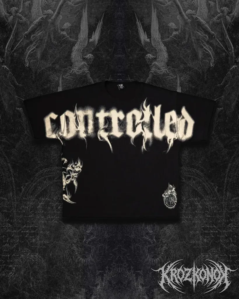 Camisa Controlled Insanity (Blanco, S)