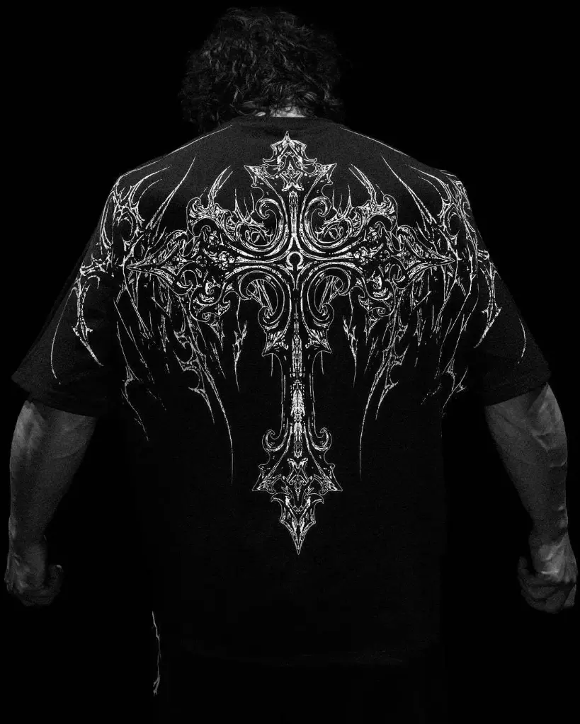 BreathDivinity BigCross Oversize Tee